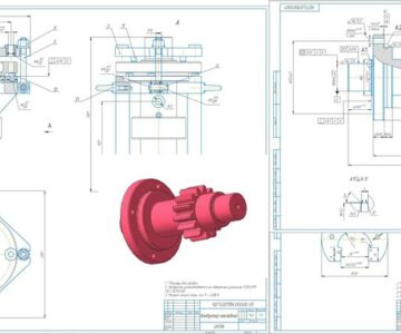 3D модель Кондуктор накладной для сверления отверстий в торце детали ,,Вал-шестерня,,