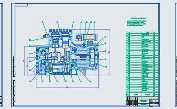 Чертеж Тепловой и конструктивный расчеты поршневого компрессора