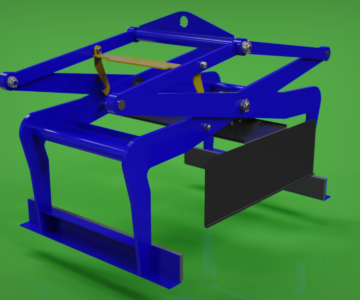 3D модель Механический захват для перемещения газобетонных блоков.