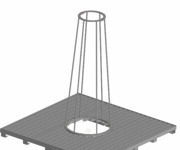 3D модель Ограждение дерева