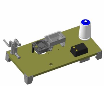 3D модель Приспособление для нанесения воска на нитки, используемых в намотке электромагнитов