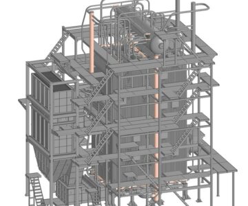 3D модель Котел паровой Е-50