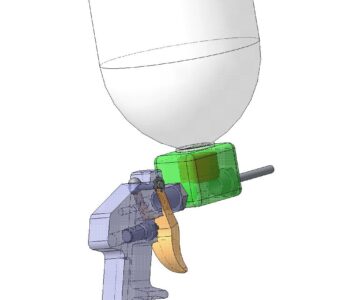 3D модель Пистолет пневматический