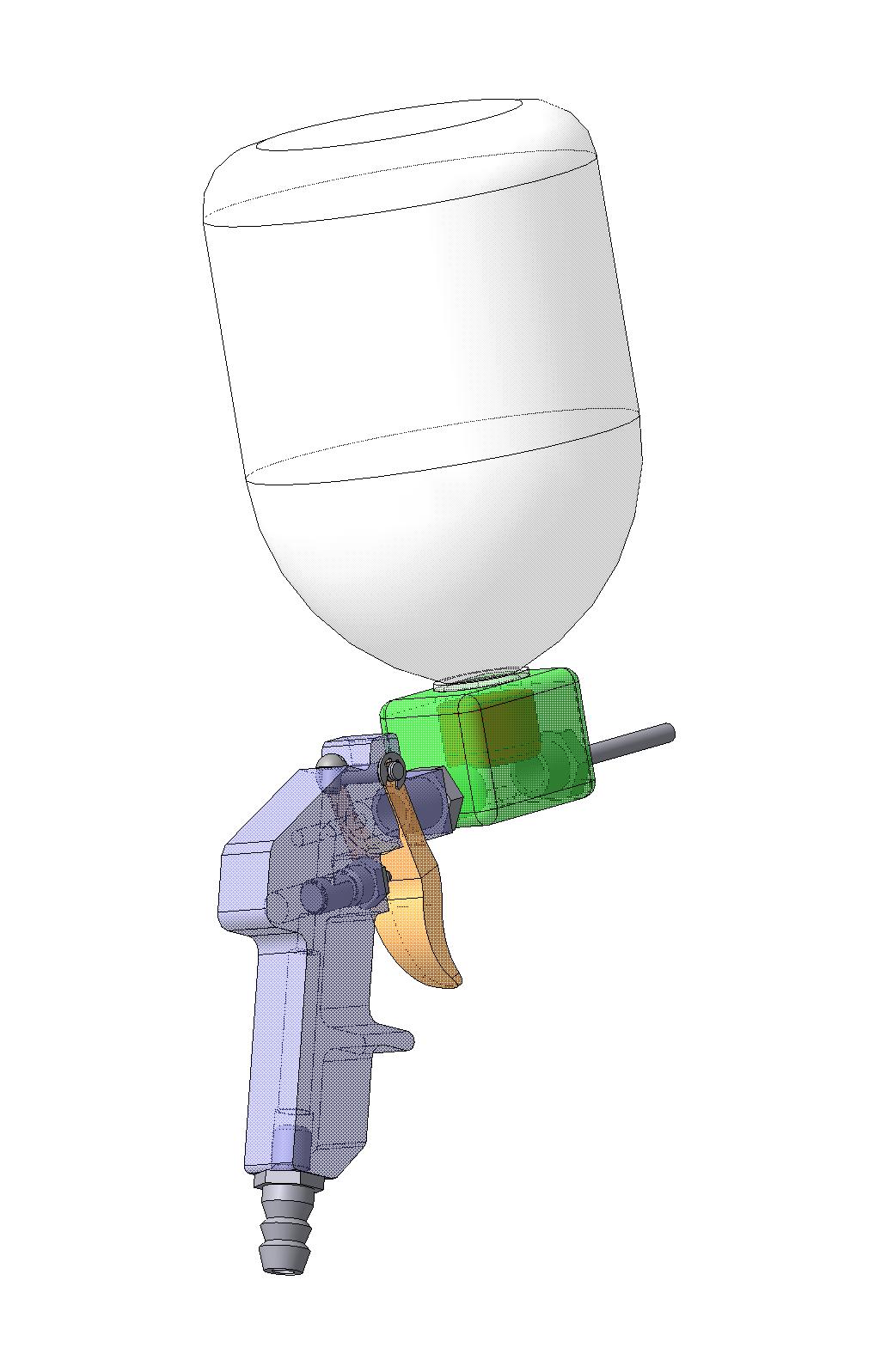 3D модель Пистолет пневматический