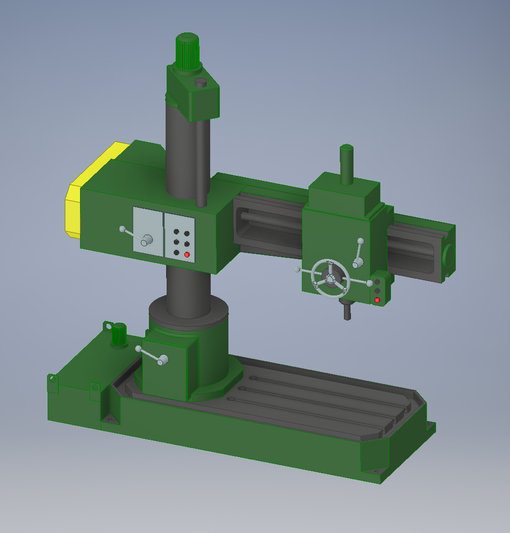 3D модель Станок 2С550