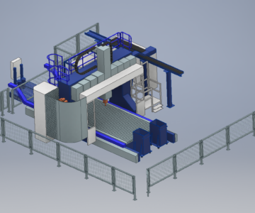 3D модель Портальный обрабатывающий центр FRFQ250