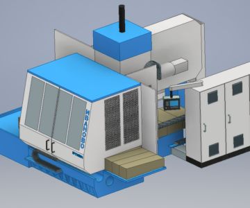 3D модель Станок модели ИР1250ПМФ4