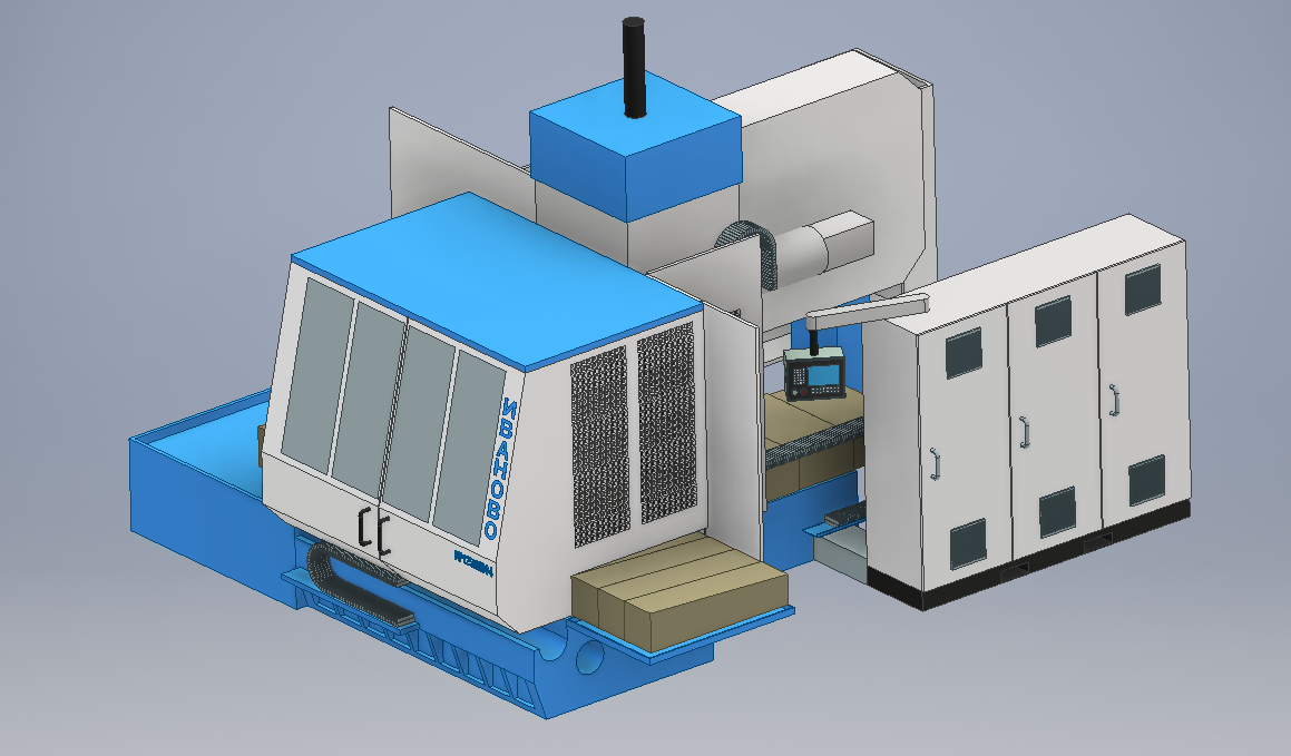 3D модель Станок модели ИР1250ПМФ4