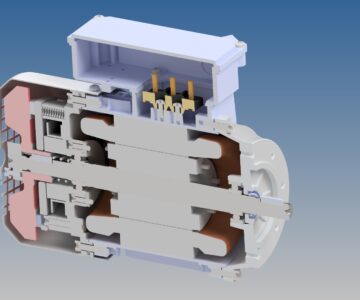 3D модель Электродвигатель INNOVARI MB71A4 B14