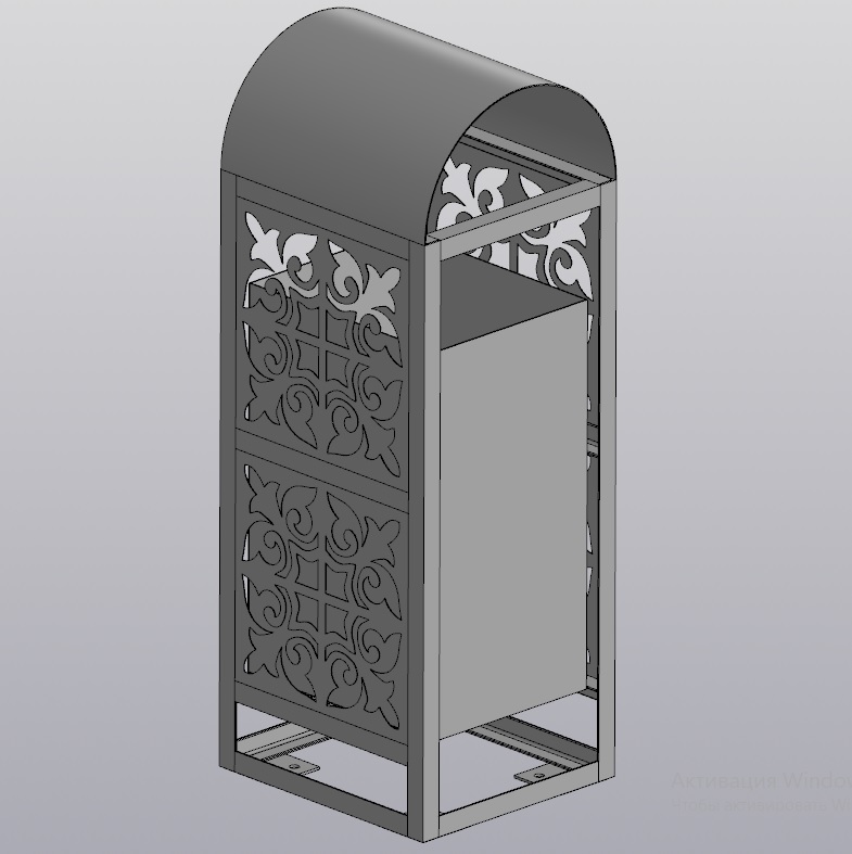 3D модель Урна с орнаментом