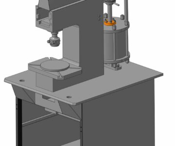 3D модель Пресс пневматический для автомастерских или в гараж