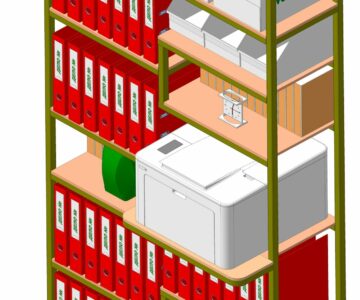 3D модель Шкаф-органайзер