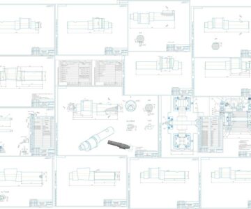 3D модель Разработка маршрута обработки детали "Вал эксцентриковый"