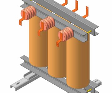 3D модель ТС-63 Трансформатор трехфазный сухой мощностью 63 кВА