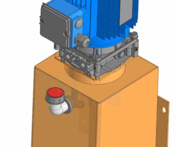 3D модель Гидравлическая министанция