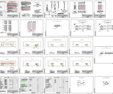 Чертеж Электроснабжение многоквартирного 9-ти этажного дома