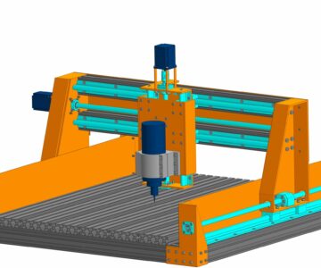 3D модель Фрезерный стол ЧПУ