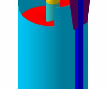 3D модель Разгрузчик шнековый для сыпучих грузов