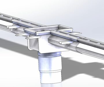 3D модель Лоток щелевой