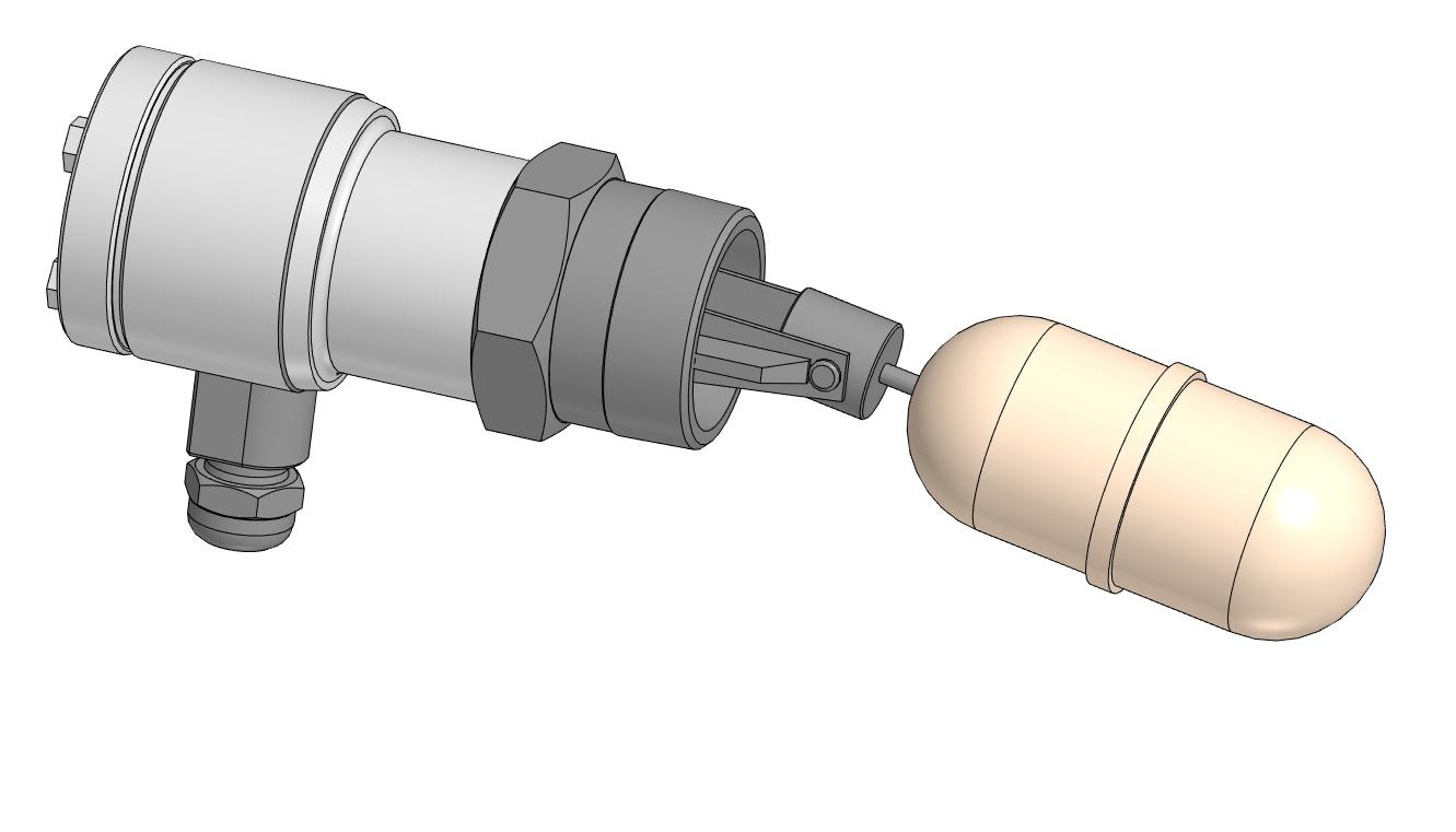 3D модель Датчик уровня поплавковый MKA-21