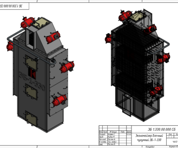 3D модель Экономайзер чугунный блочный ЭБ1-330 И
