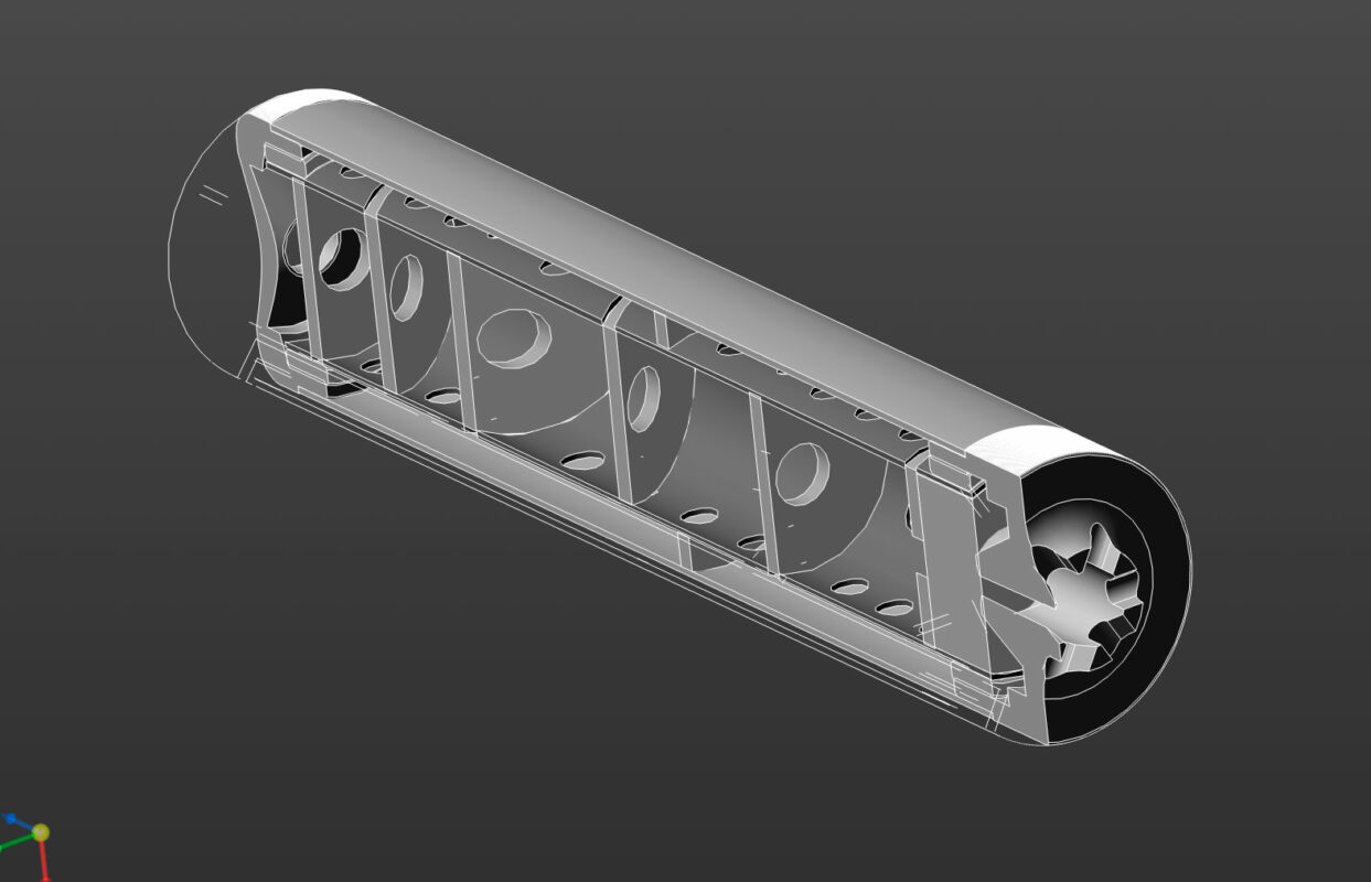 3D модель Прибор бесшумной стрельбы 7.62