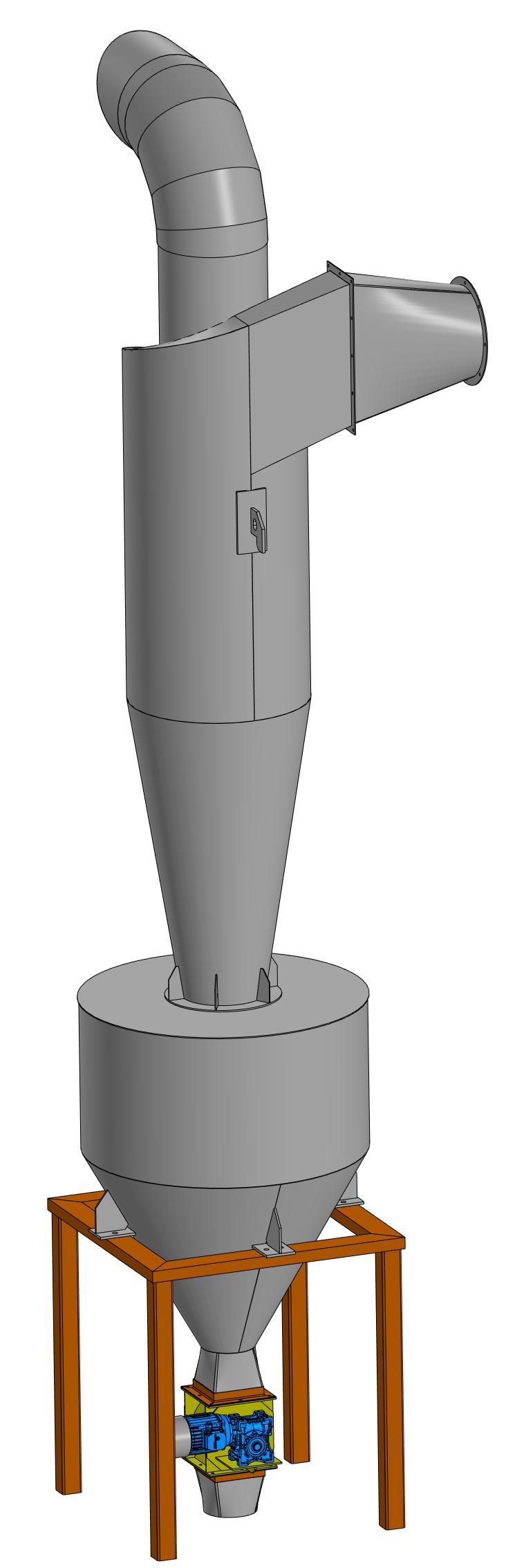 3D модель Циклон ЦН15-700