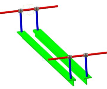 3D модель Рельсы