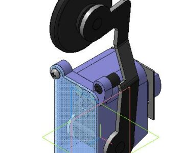 3D модель Концевой выключатель HS