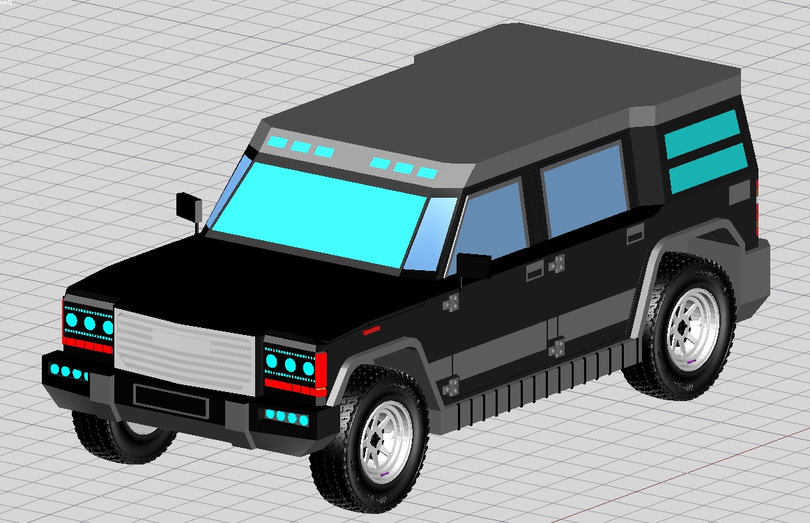 3D модель 3D модель автомобиль LR-5