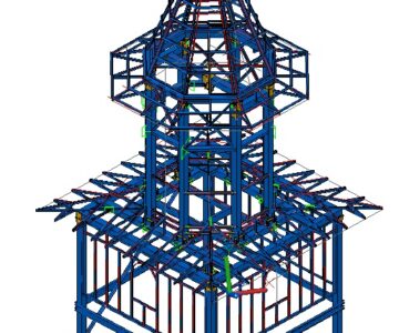 3D модель Звонница для храма