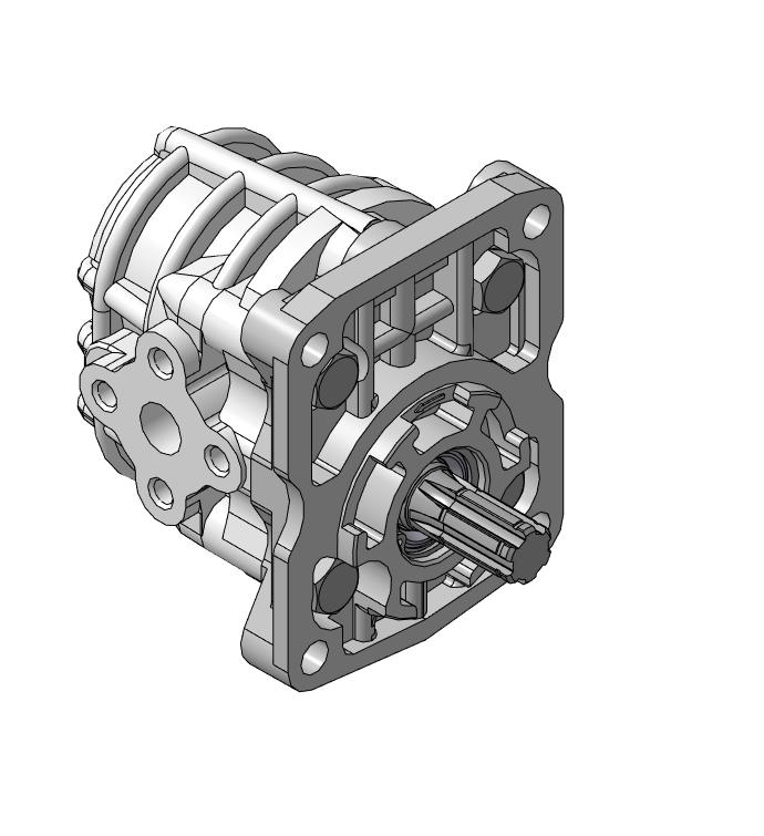 3D модель Насос НШ 10У-3Л