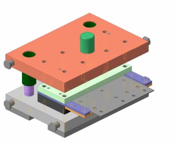 3D модель Штамп для пробивки пазов (8 шт.)