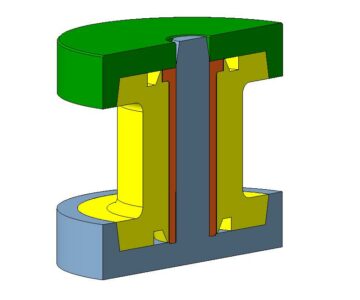 3D модель Пресс форма для изготовления втулки