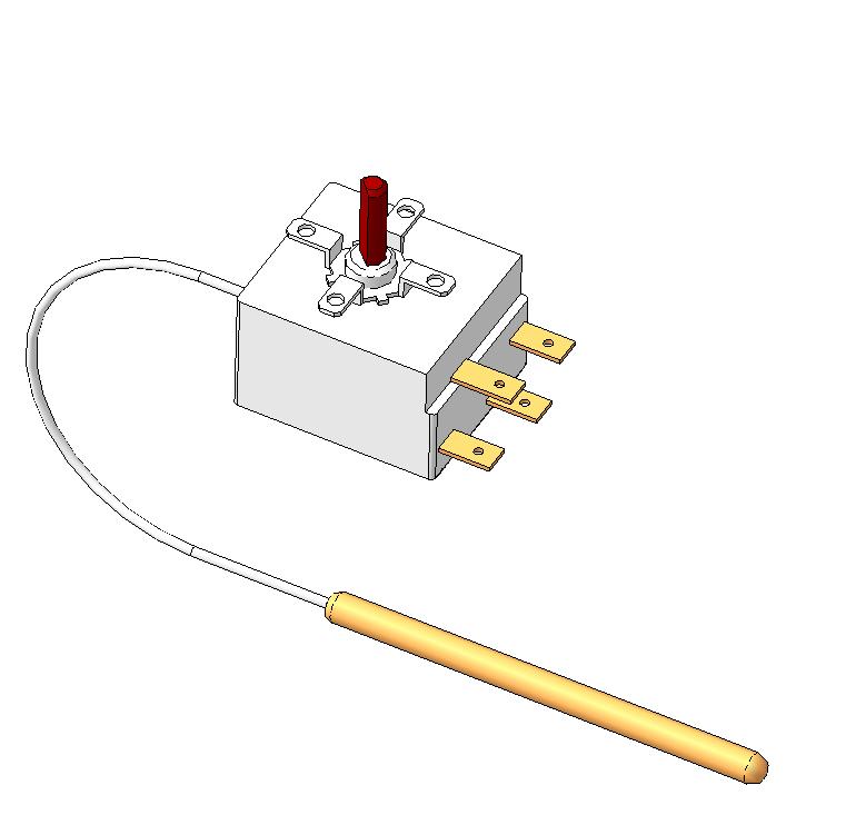 3D модель Термостат настраиваемый ТР-2