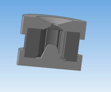 3D модель Пулелейка для колпачковых пуль