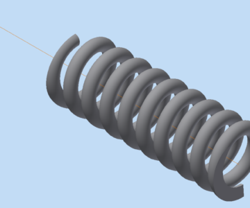 3D модель Пружина