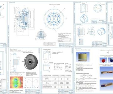 3D модель Разработка конструкции вакуумно-дугового испарителя с составным катодом (Ti-ый катод, диаметром 76 мм)