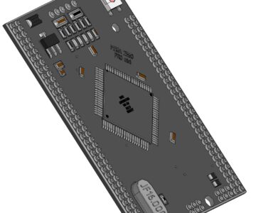 3D модель Плата Arduino MEGA 2560 PRO, ATMEGA2560-16AU, MicroUsb CH340G