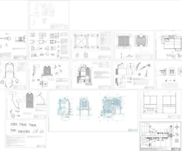 Чертеж Набор чертежей на котел ДКВР 10-13
