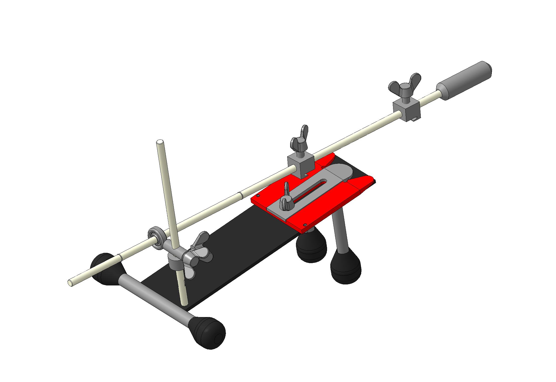3D модель Точилка для ножей с установкой стандартных точильных брусков