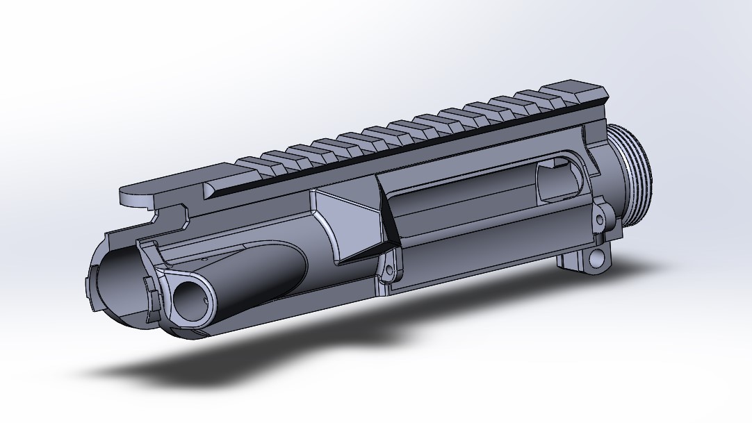 3D модель Ствольная коробка AR-15.