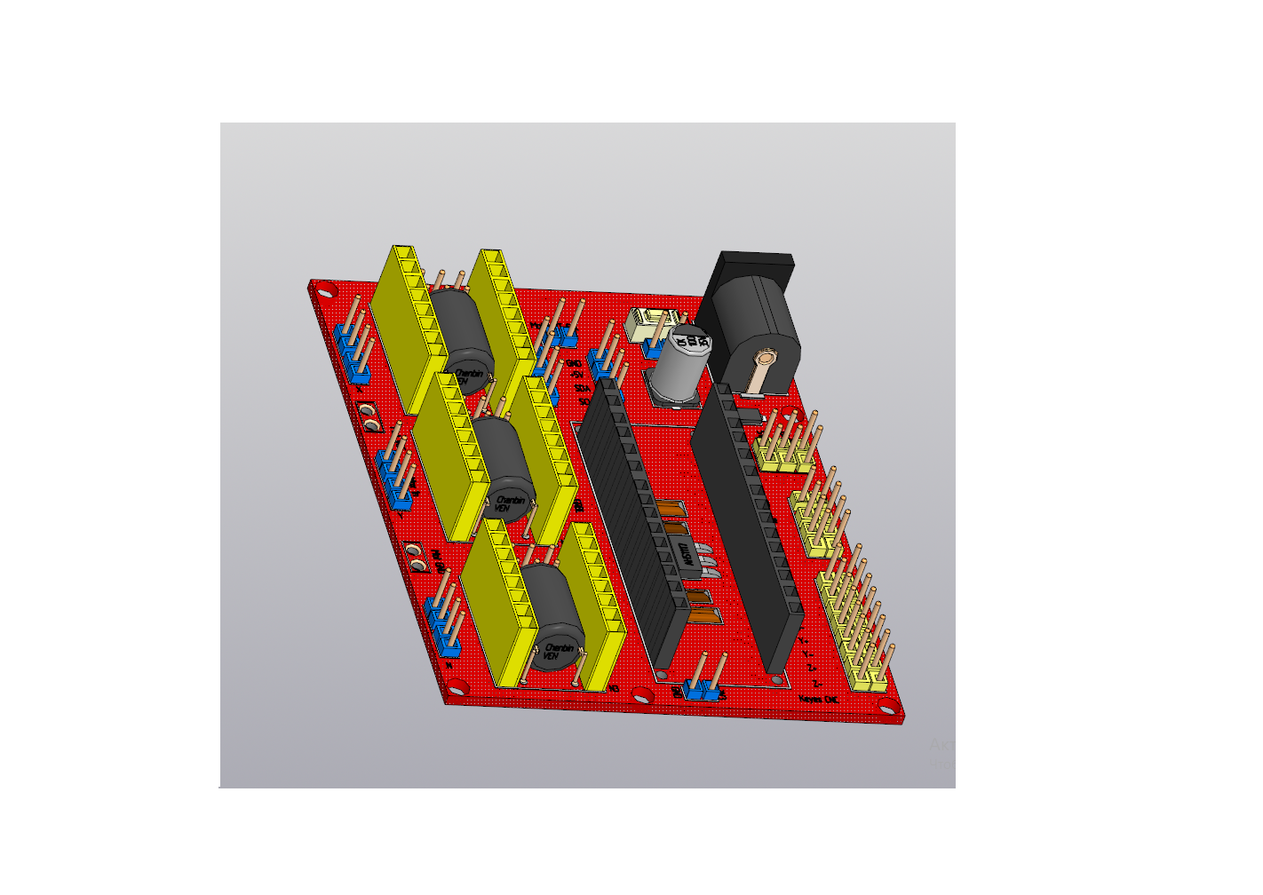 3D модель Плата расширения CNC Shield V4.0 для Arduino Nano