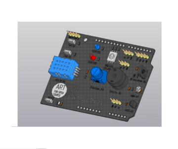 3D модель Плата расширение Easy module shield