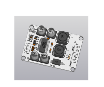 3D модель Плата TPA3110 PBTL 30W