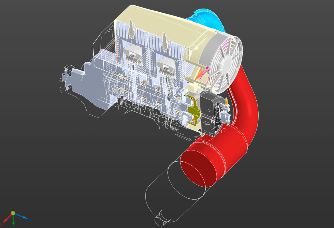 3D модель РМЗ-550 (ROTAX 520)