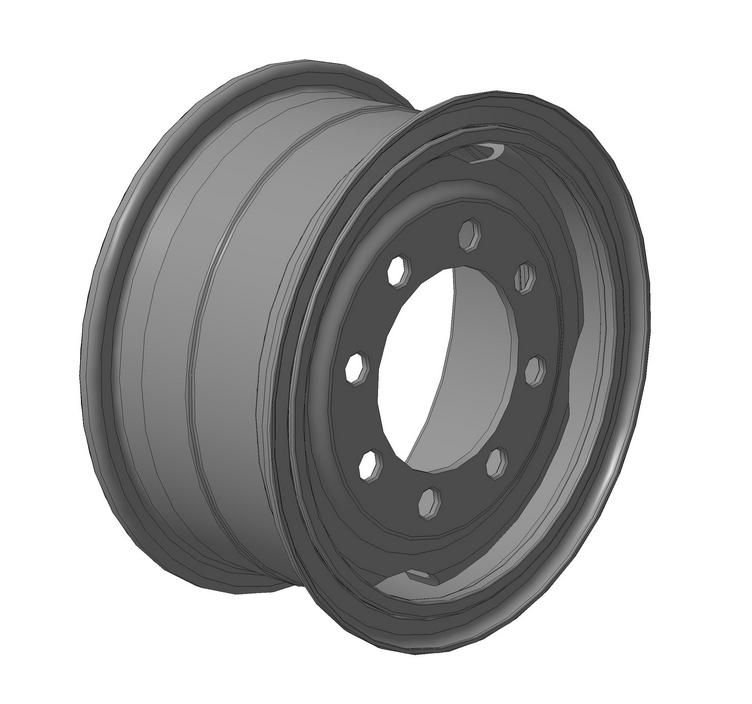 3D модель Диск колесный Зил-131