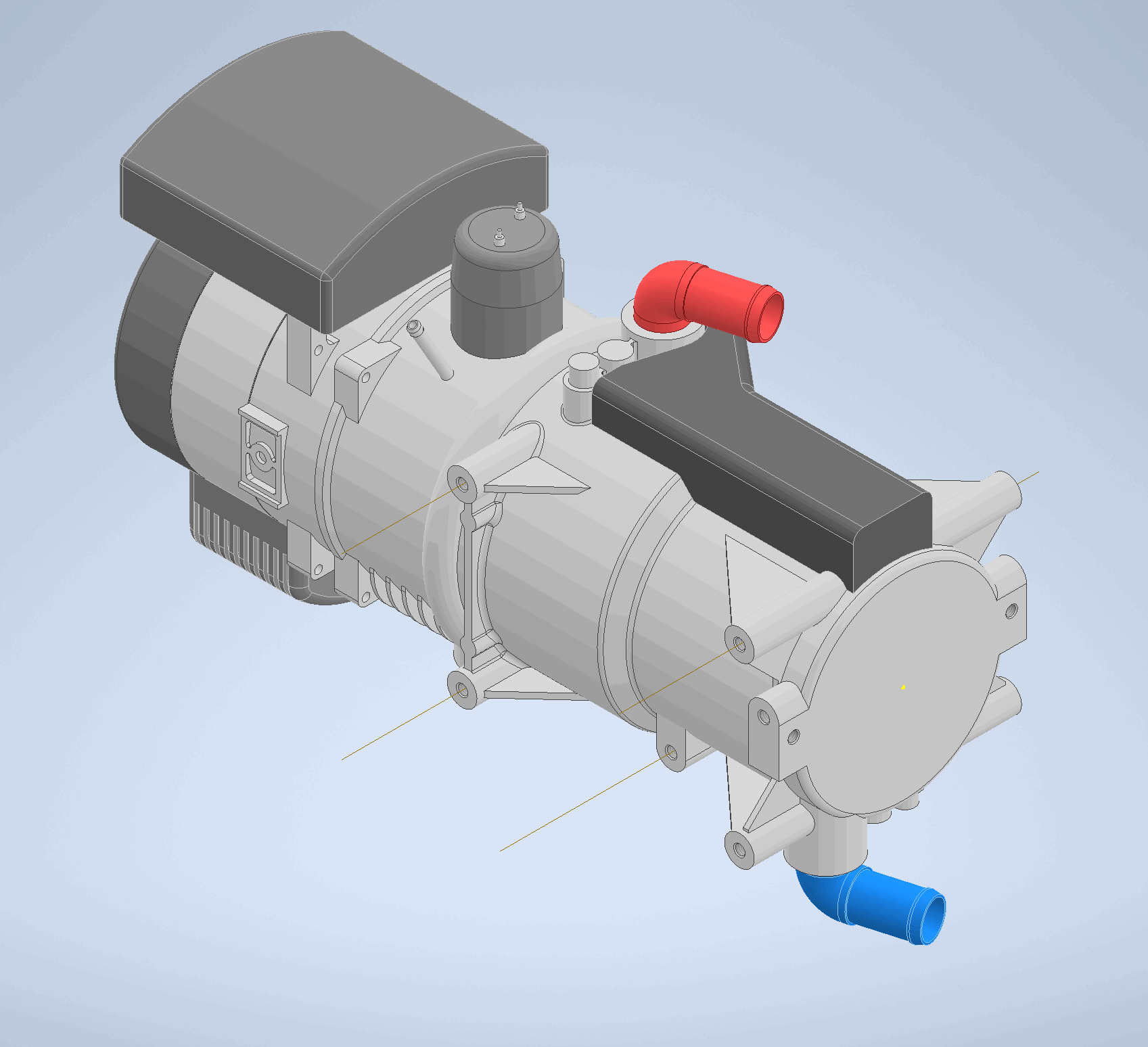 3D модель Подогреватель предпусковой дизельный 14TC-Mini-12GP