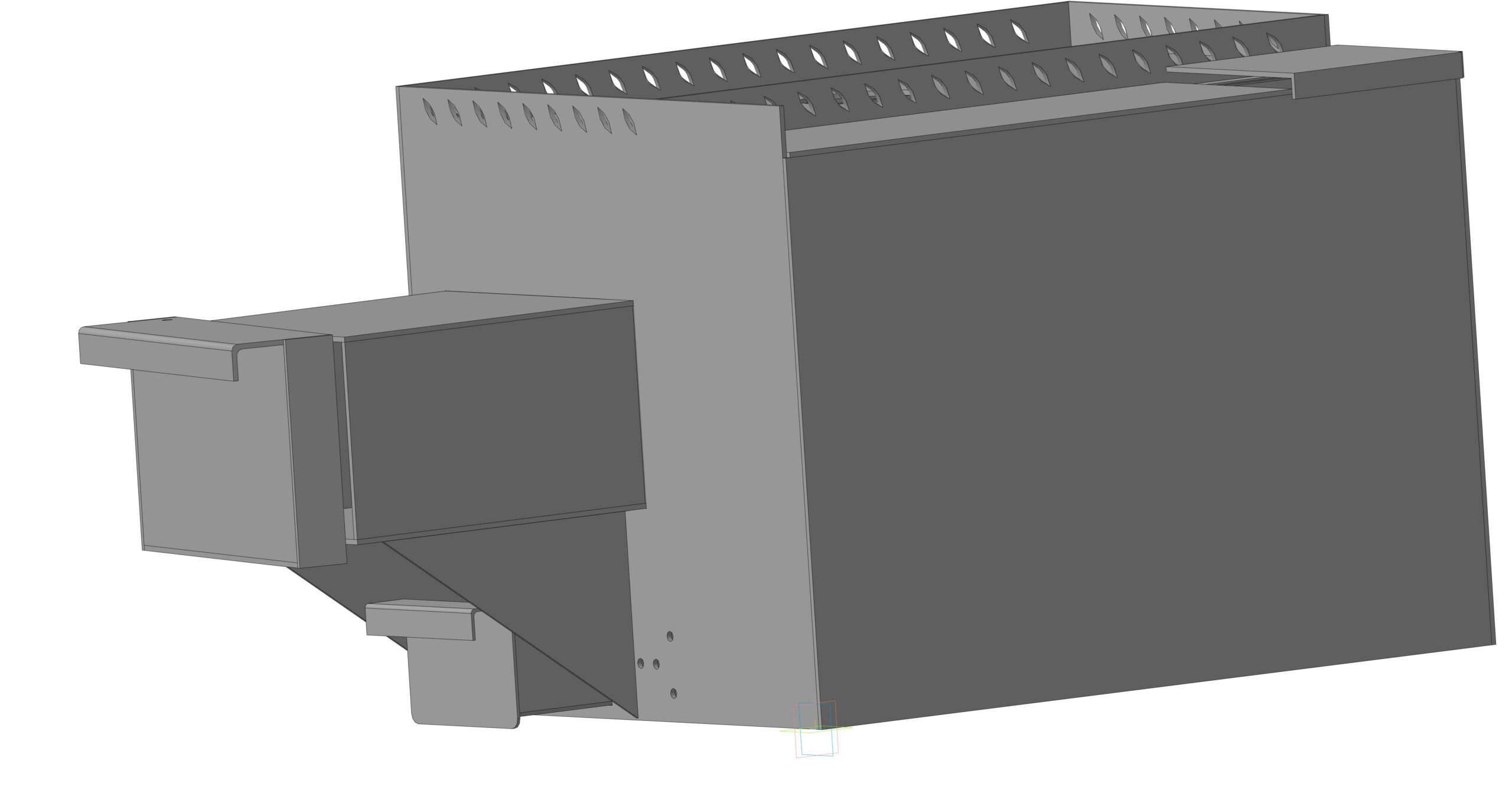 3D модель Печь для бани 1210х625х600 мм