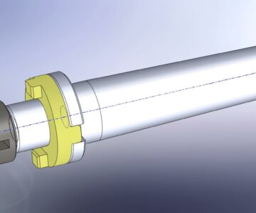 3D модель Оправка для фрезы торцовой (конус наружный без лапки)